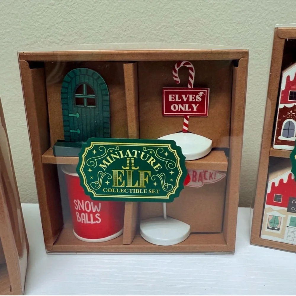 Target Bullseye Playground Full Set of 4 Miniature Collection Sets Holiday 2025